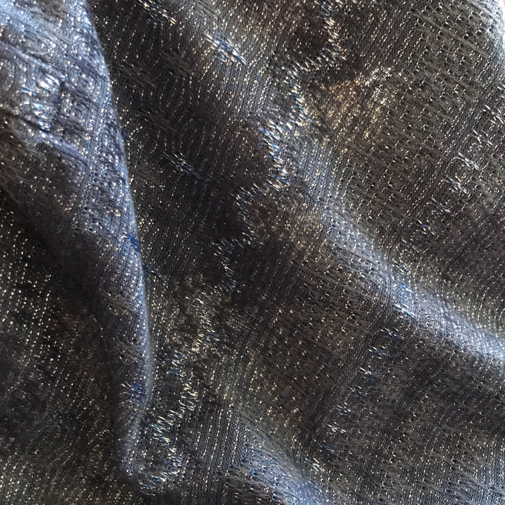 Blue and Silver Racerback Tank Top - Picture 3 of 4